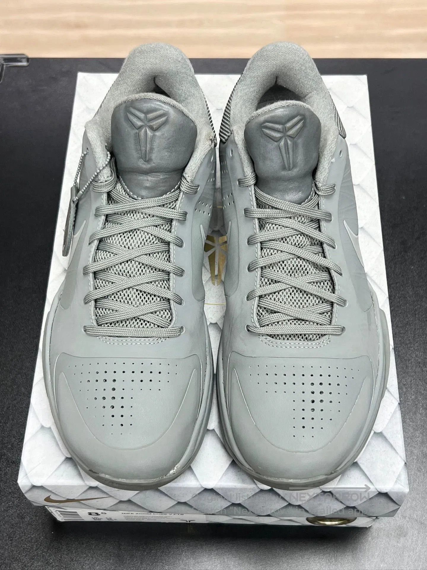 Nike nike zk5 ftb gray athletic shoes. Size US 9.5 / EU 42-43 - 3 Thumbnail