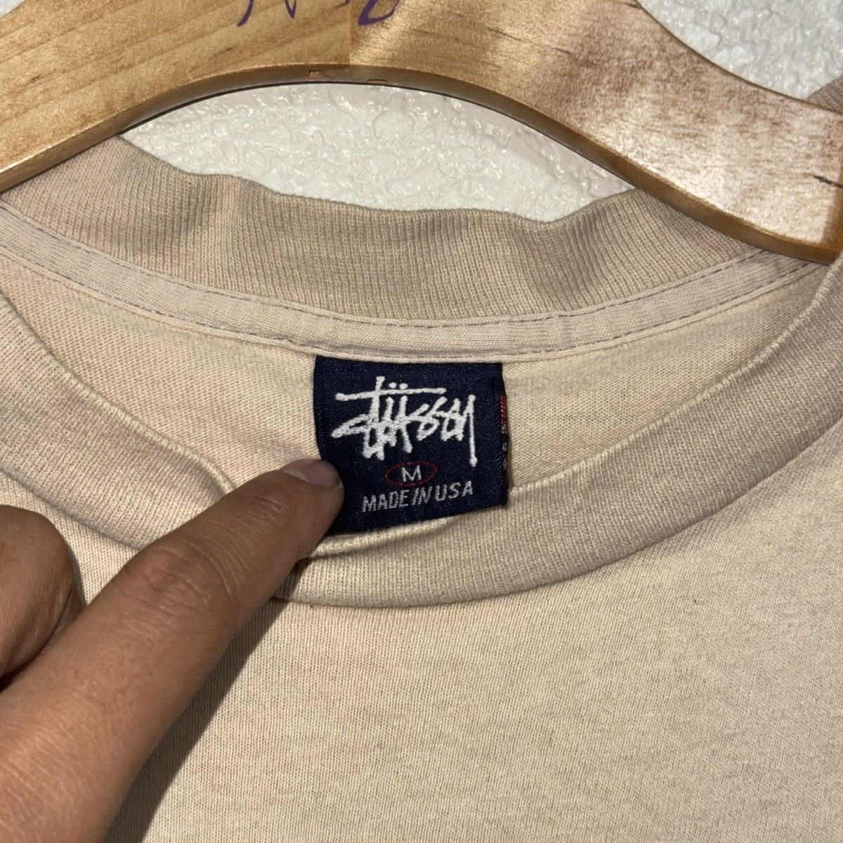 Stussy Vintage Rare 90s STUSSY Logo Single Stitch Tee Size US M / EU 48-50 / 2 - 3 Thumbnail