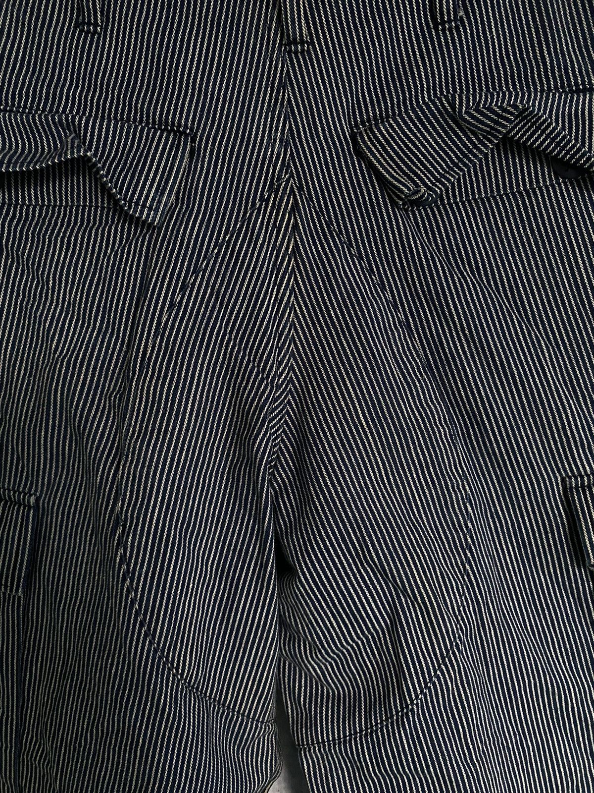 Octopus Octopus Army Cargo Blue Stripes Multiple Pocket Pants Size US 30 / EU 46 - 8 Thumbnail