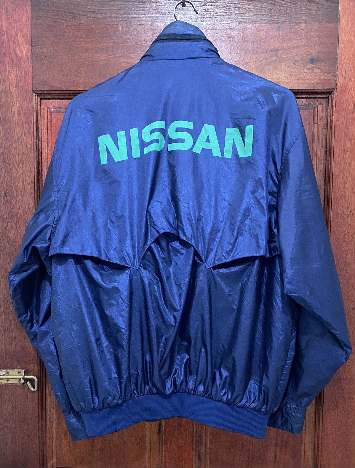 Vintage Nissan Bomber Jacket Hidden Hoodie