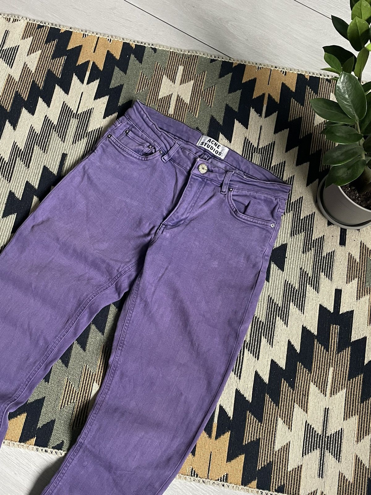Acne Studios Acne Studios Purple Pants Size 28" / US 6 / IT 42 - 4 Thumbnail