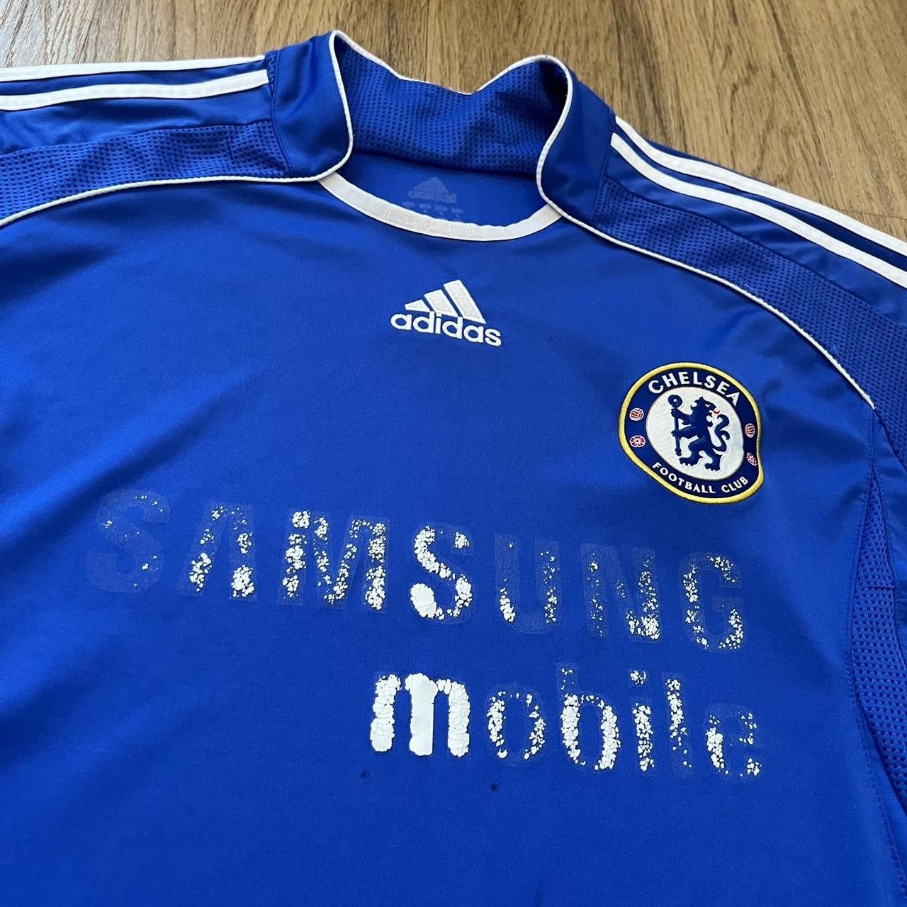 Adidas Adidas Chelsea FC blue and white home shirt Size US L / EU 52-54 / 3 - 3 Thumbnail