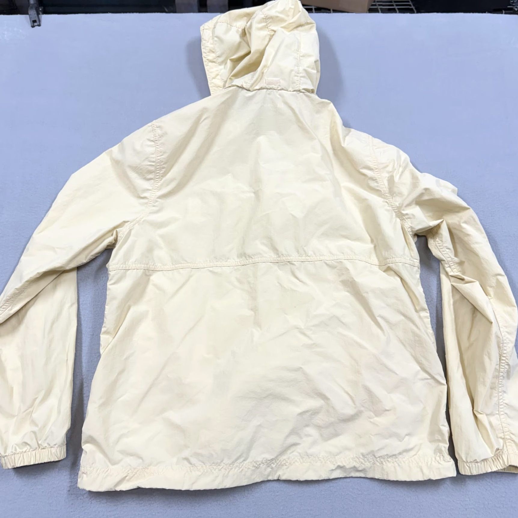 Vintage L.L. Bean Jacket Mens Large White Hooded Nylon Windbreaker Full Zip Lightweight Jacket Size US L / EU 52-54 / 3 - 5 Thumbnail