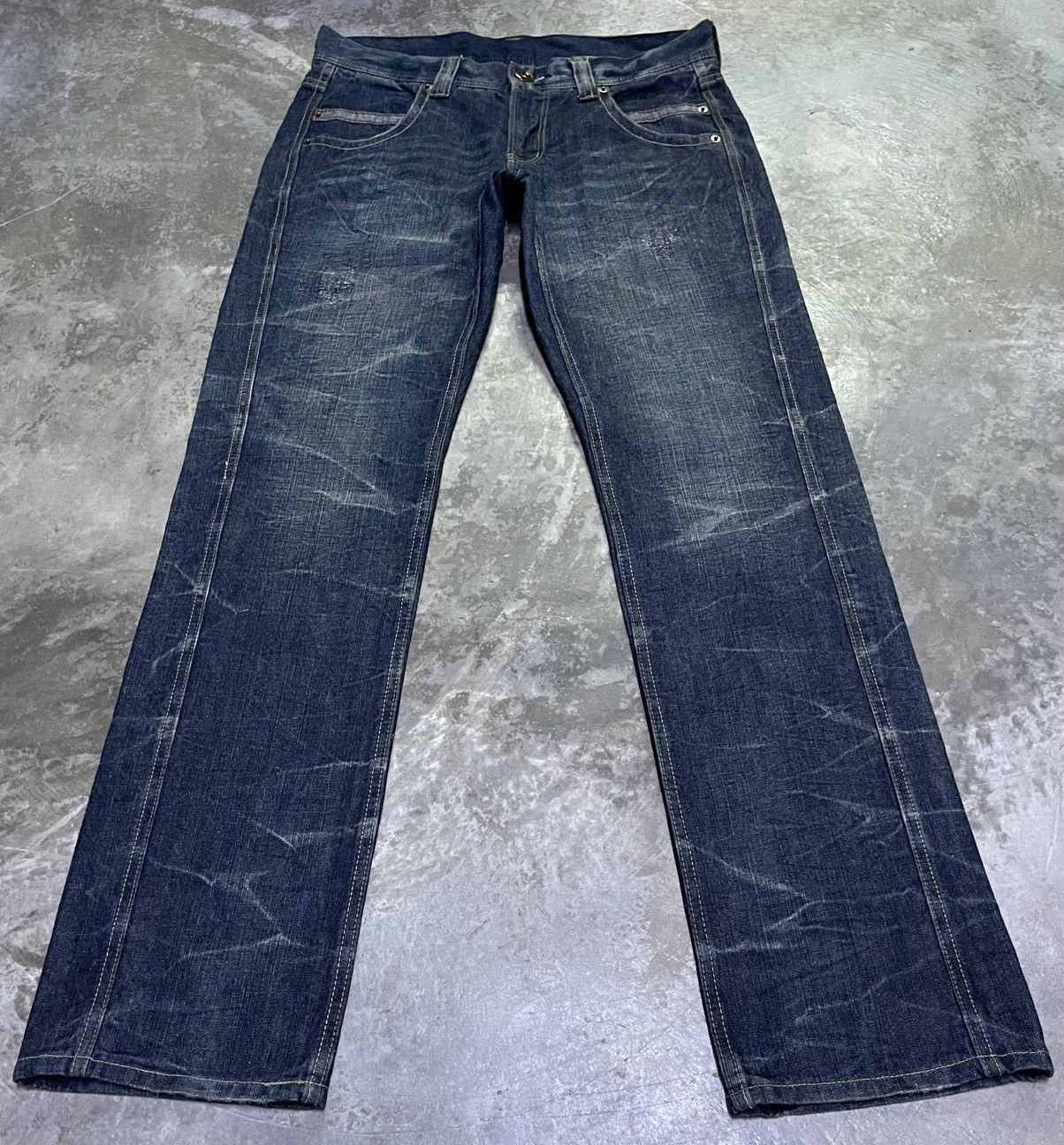 Hysteric Glamour Flare Japan Jeans Lightning Wash Real Vintage Size US 33 - 1 Thumbnail