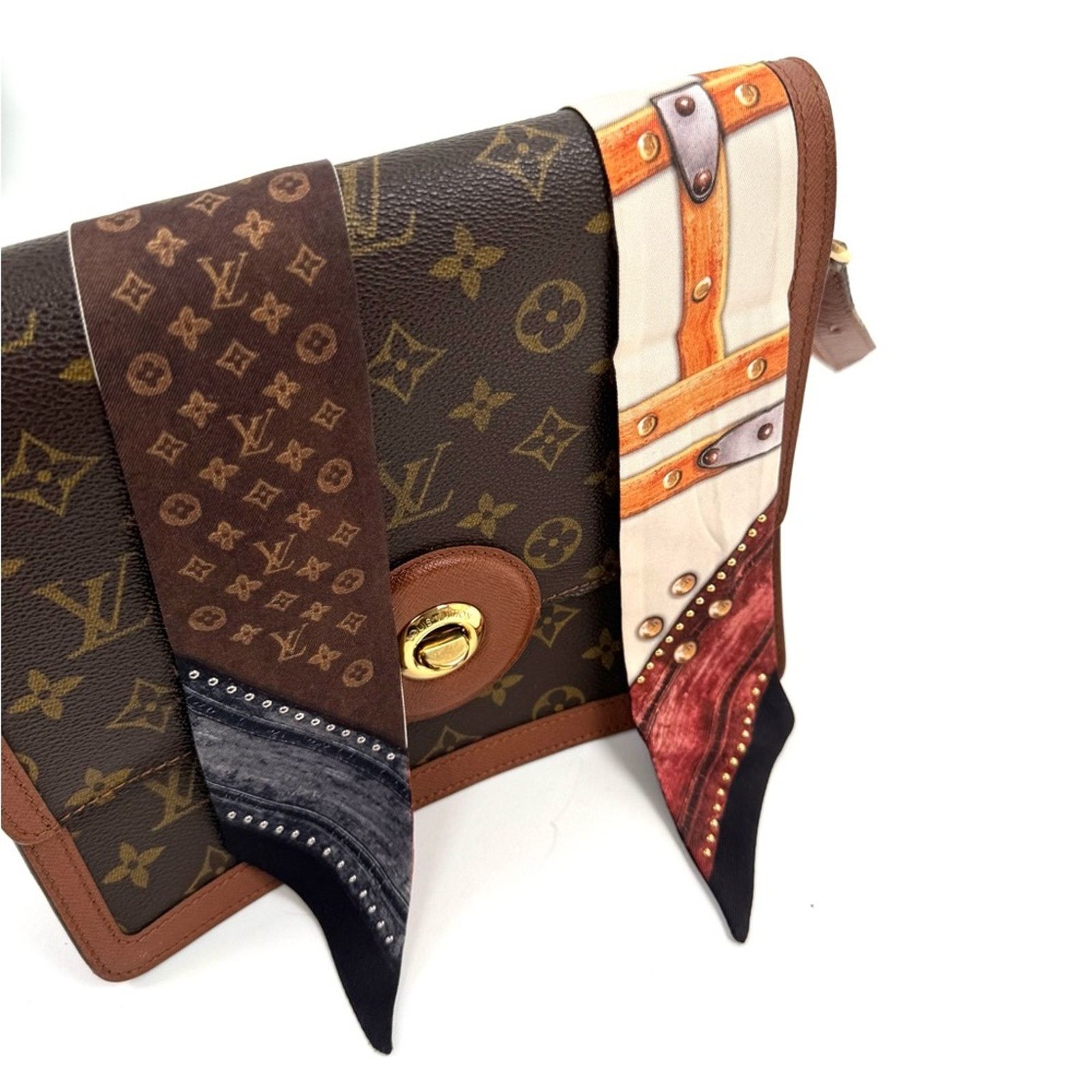 Louis Vuitton Rare LV Monogram Bag Scarf or Vachetta Handle Protector Size ONE SIZE - 14 Thumbnail