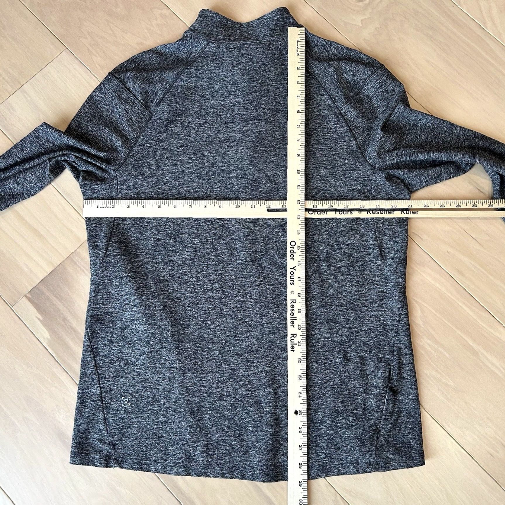 Lululemon Lululemon Surge Warm 1/2 Zip Pullover Men’s Large Long Sleeve Dark Gray Size US L / EU 52-54 / 3 - 5 Thumbnail
