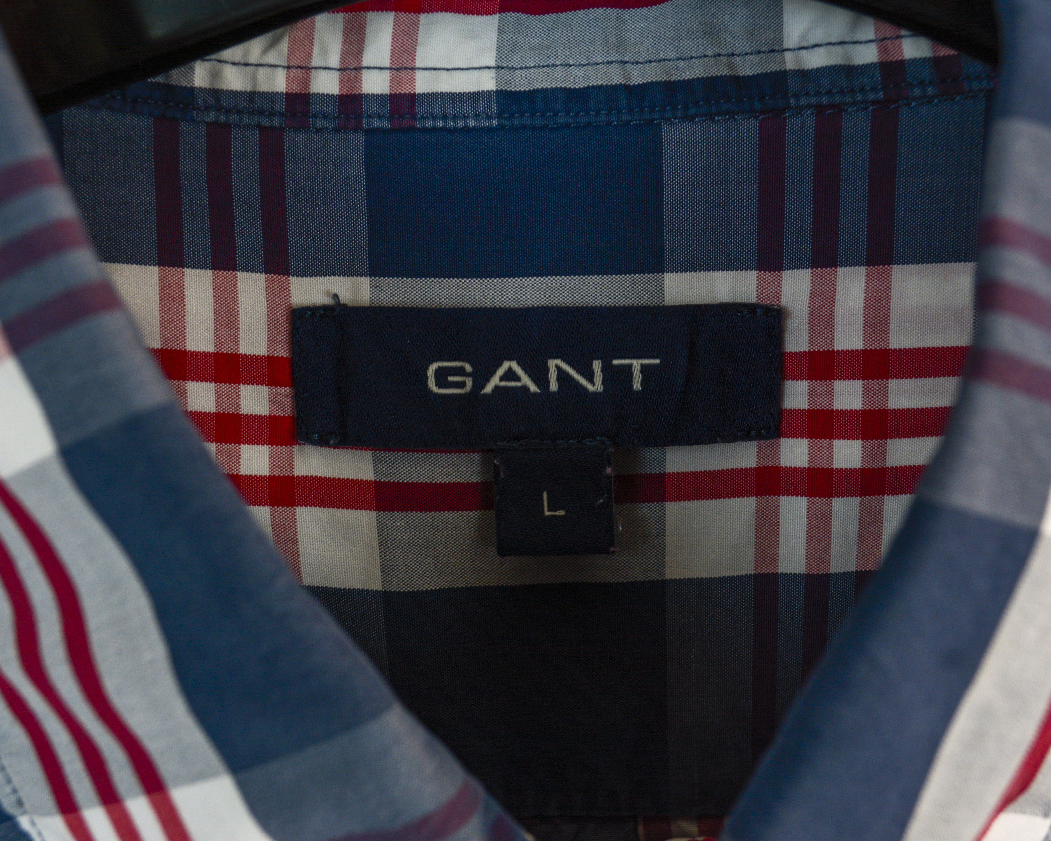 Gant GANT L Regular Fit Casual Shirt Button Up Short Sleeve Size US L / EU 52-54 / 3 - 4 Thumbnail