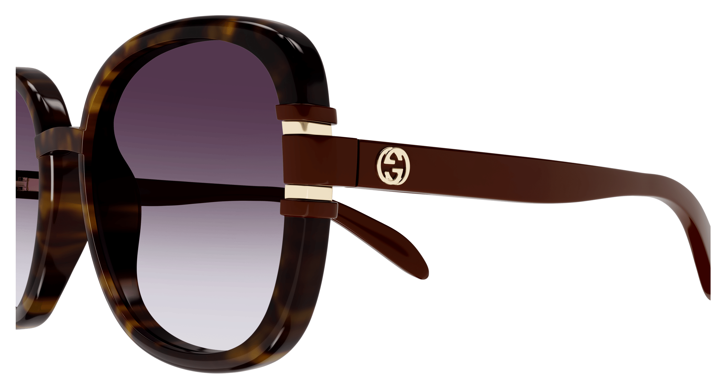 Gucci NEW GUCCI GG1068SA-004 Havana Ivori Size ONE SIZE - 3 Thumbnail