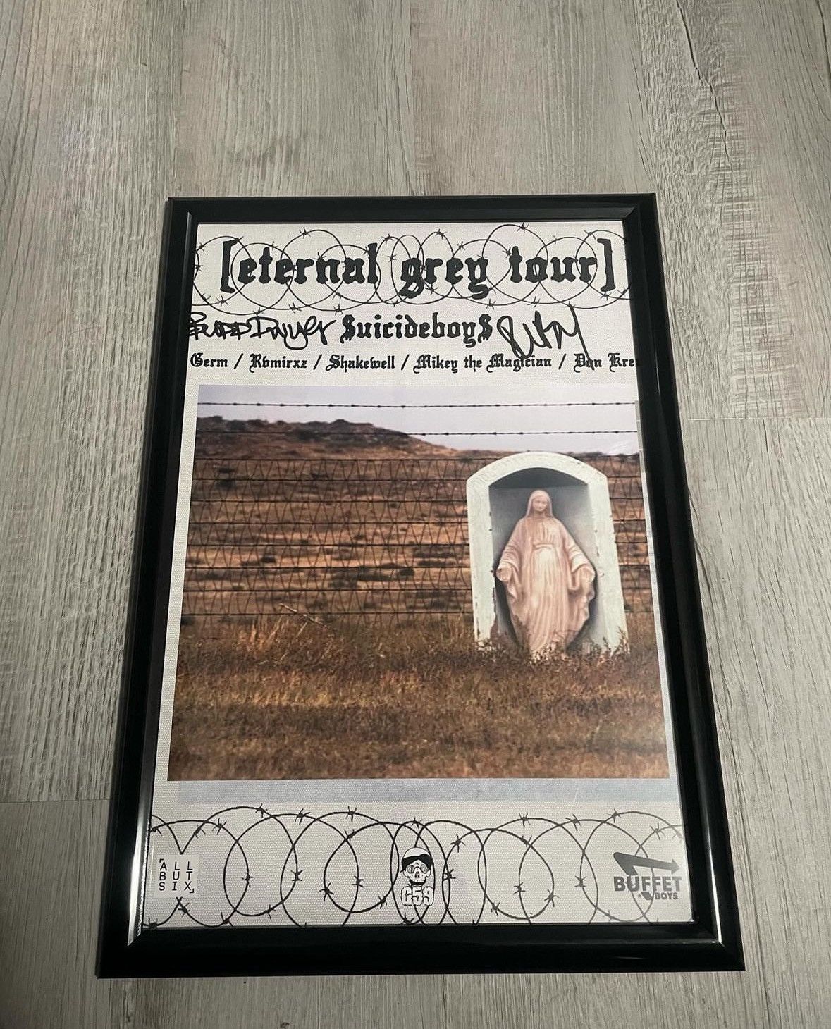 G59 Records Suicideboys Eternal Grey Tour poster (signed) | Grailed