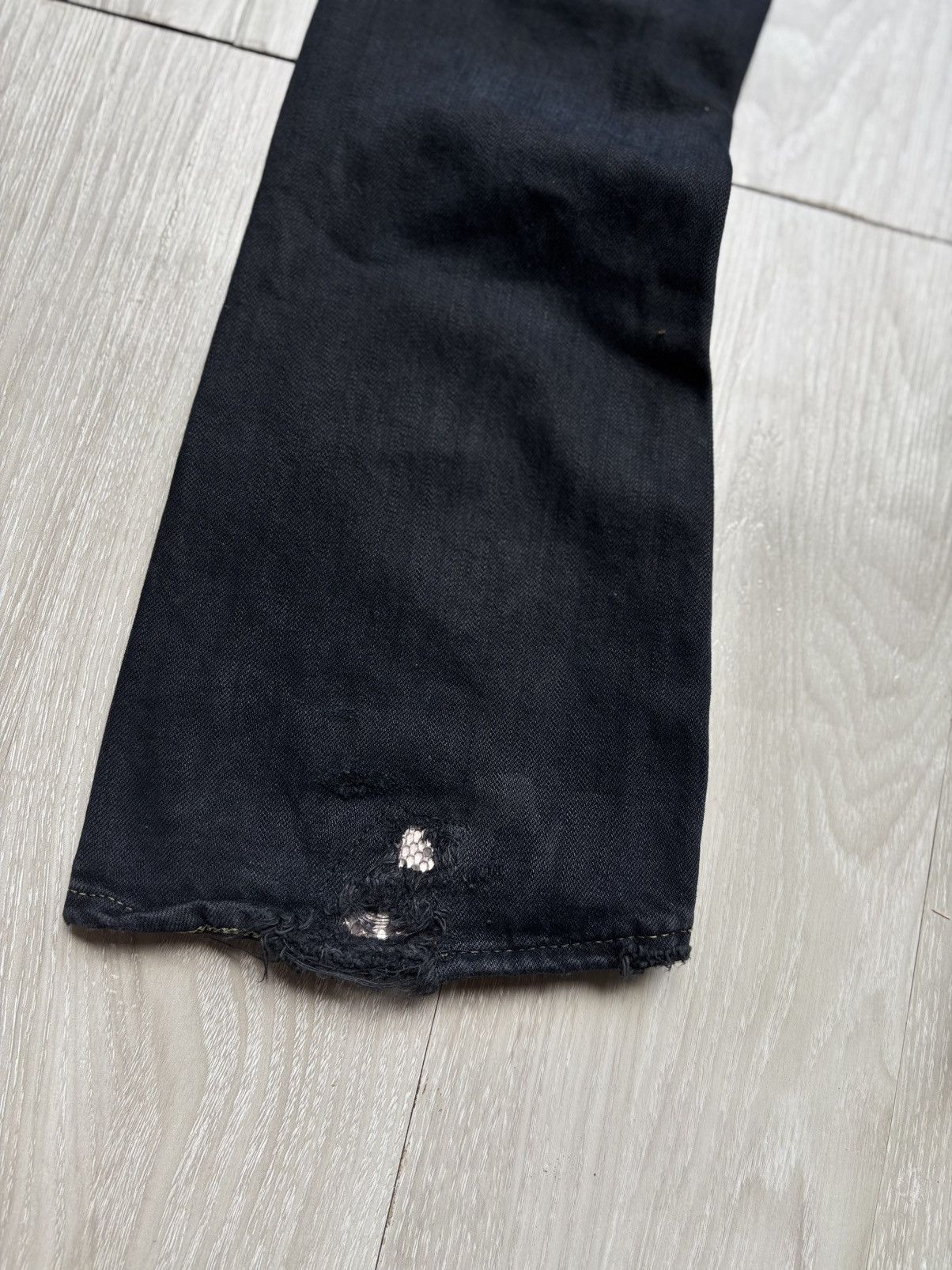 Japanese Brand SLY distressed flare jeans Size US 26 / EU 42 - 10 Thumbnail