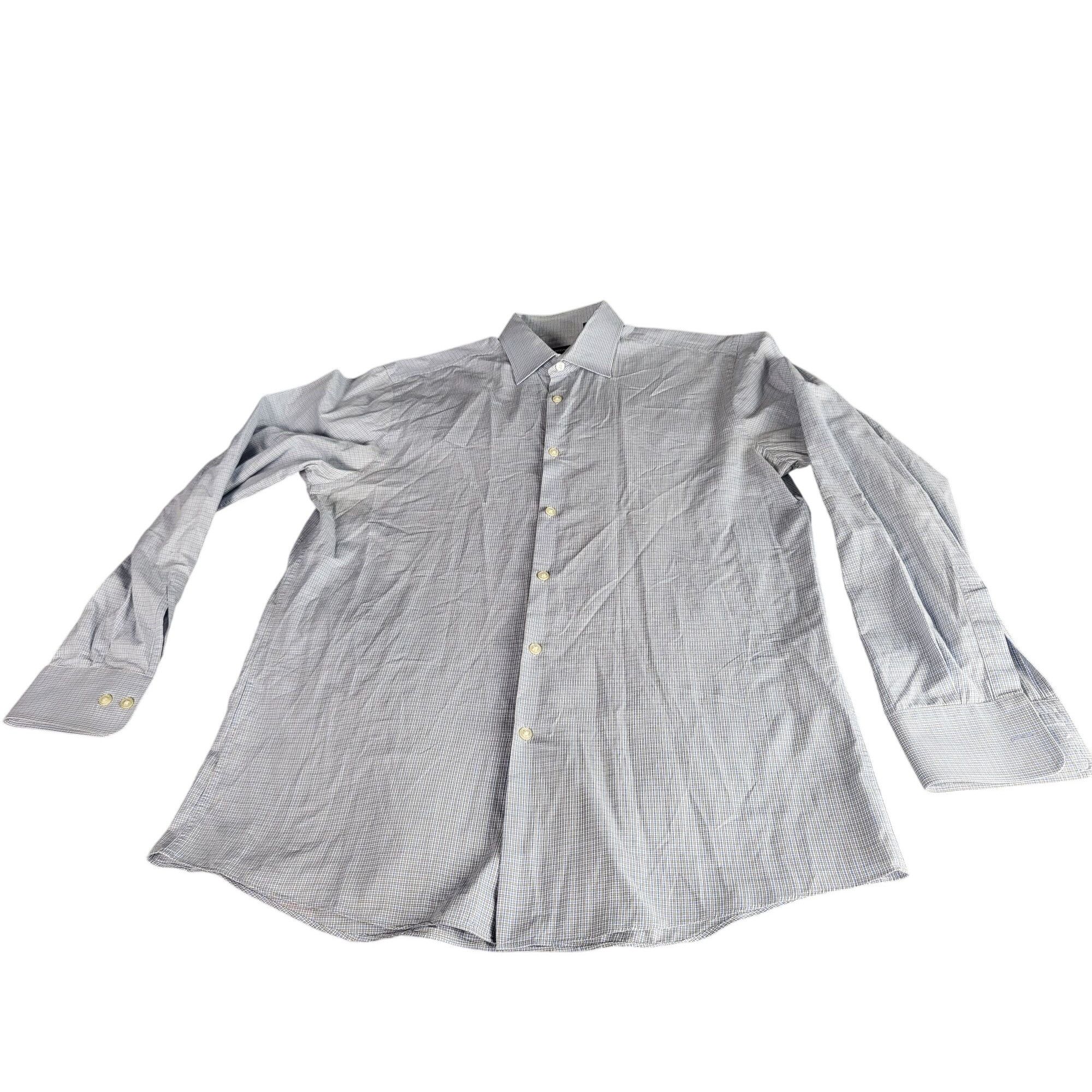 Hugo Boss Boss Hugo Boss Sharp Fit Shirt Men Sz L Striped Blue Dress F Size US L / EU 52-54 / 3 - 1 Thumbnail
