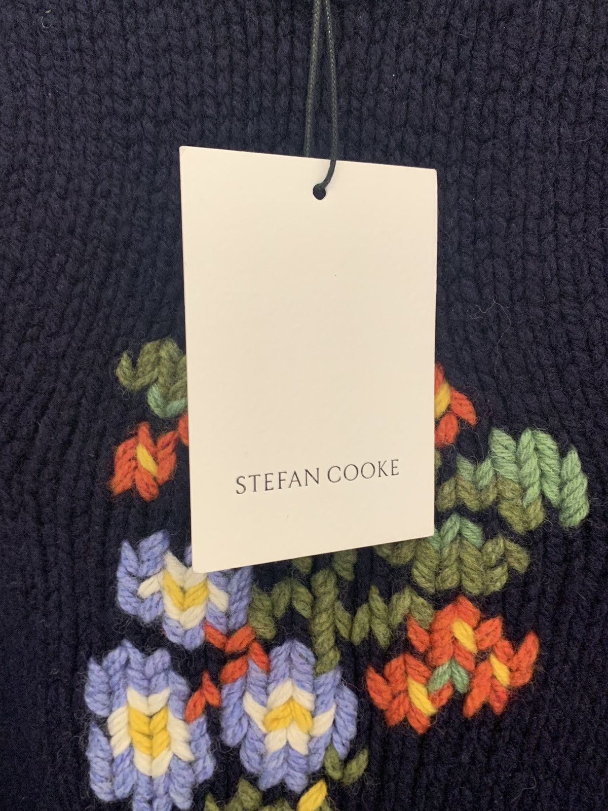 Stefan Cooke Floral Slash Knit AW20