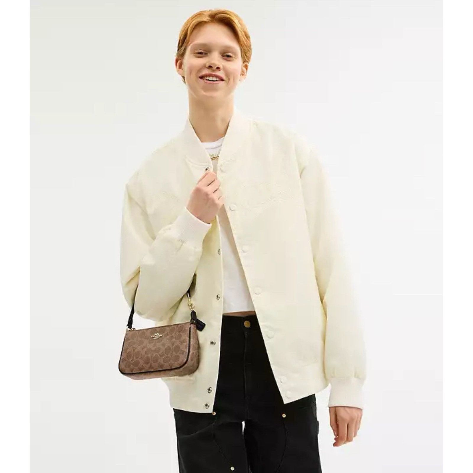 Coach NWT Coach Nolita 19 Signature Canvas CW426, Gold/Tan/Black Size ONE SIZE - 6 Thumbnail