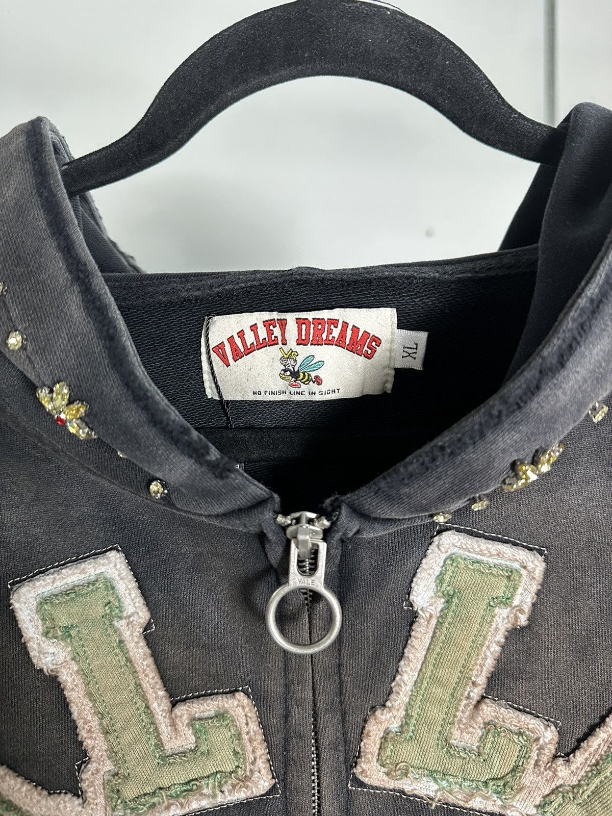 Vale VALE Lives Forever “Gem” Zip Up Hoodie Size US XL / EU 56 / 4 - 2 Thumbnail
