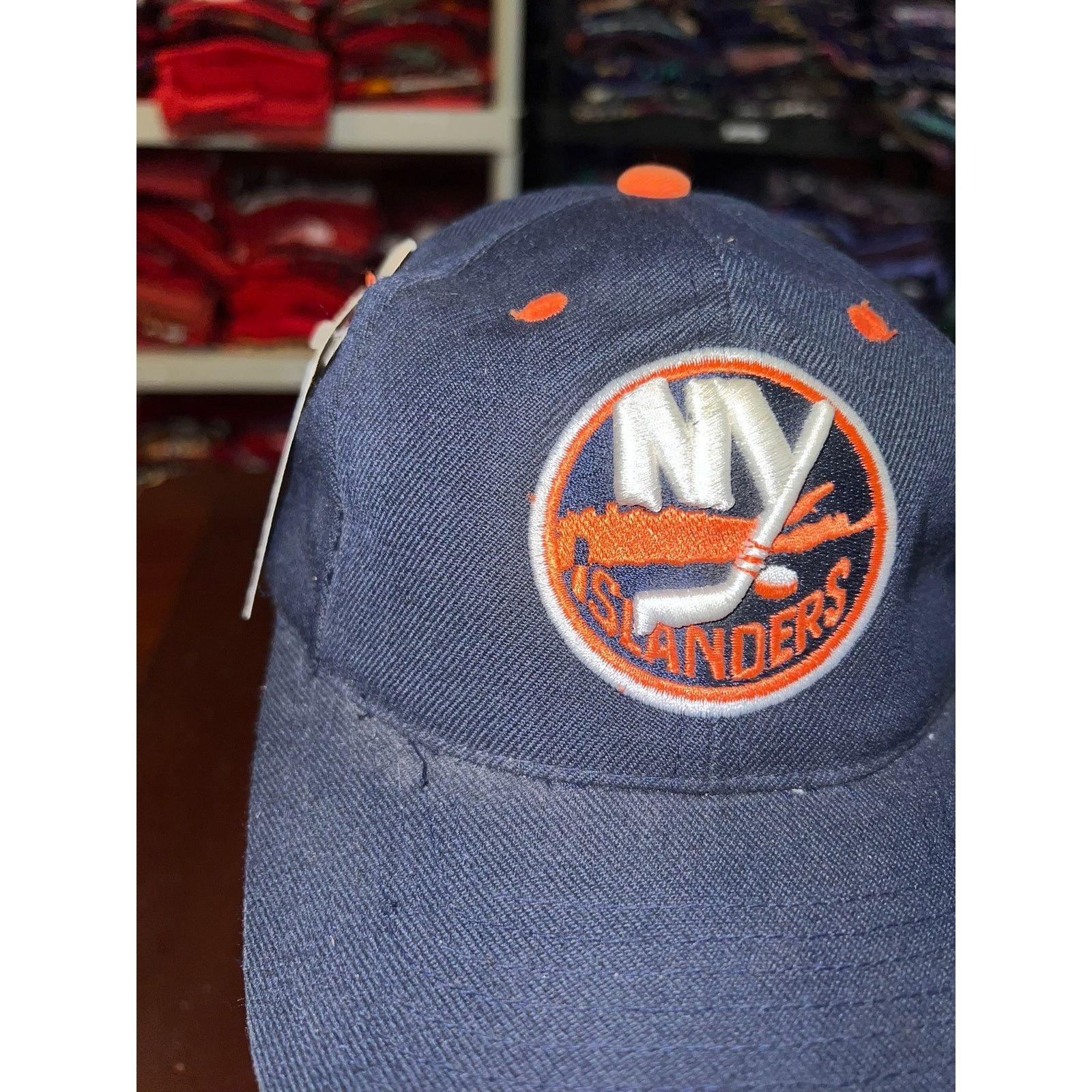 Puma New York Islanders Hat Vintage Puma NWT Blue Hockey NHL ATA Size ONE SIZE - 2 Thumbnail