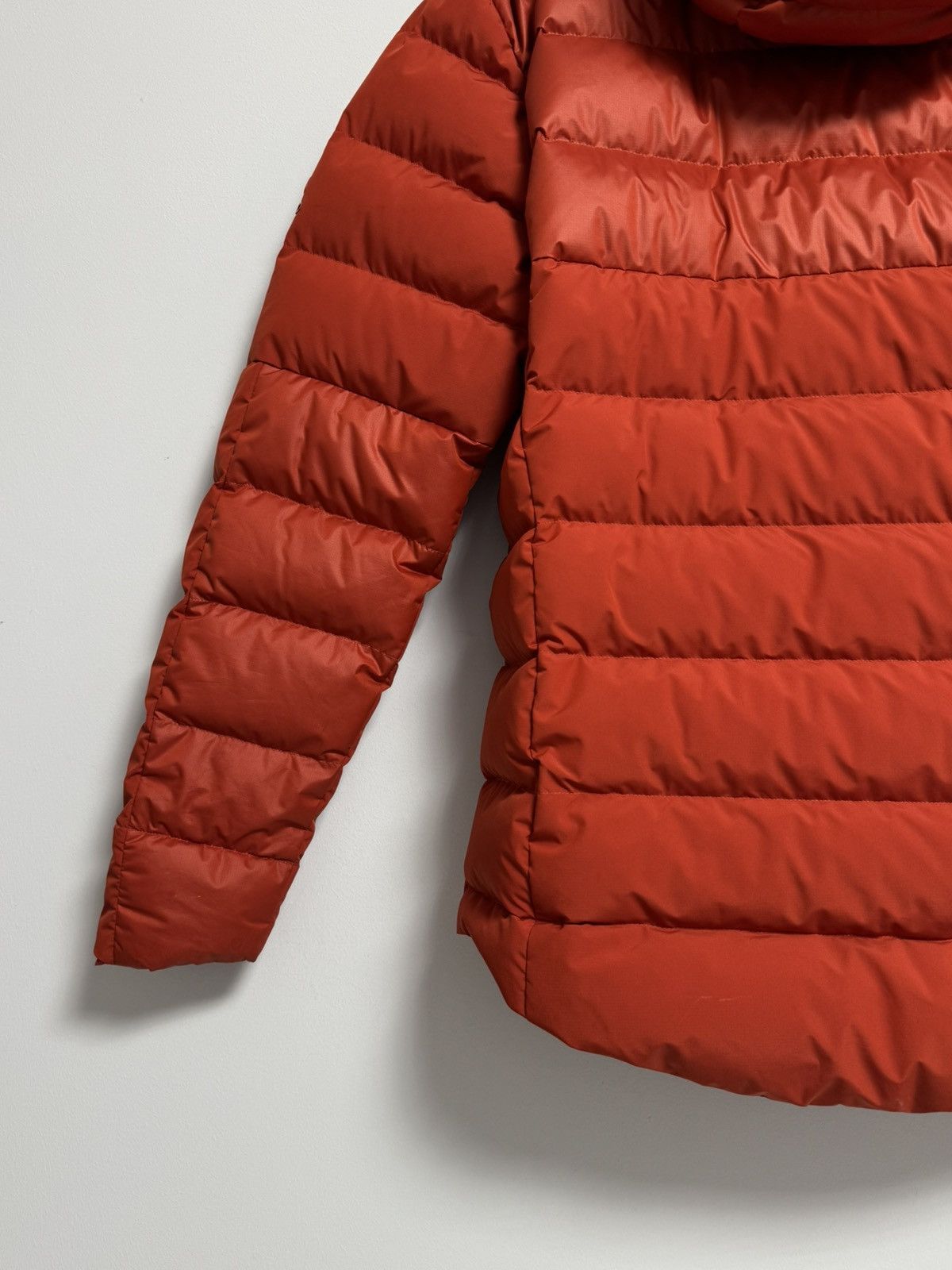 Odlo Down Jacket Red Hooded Puffer Winter Outdoor Men’s