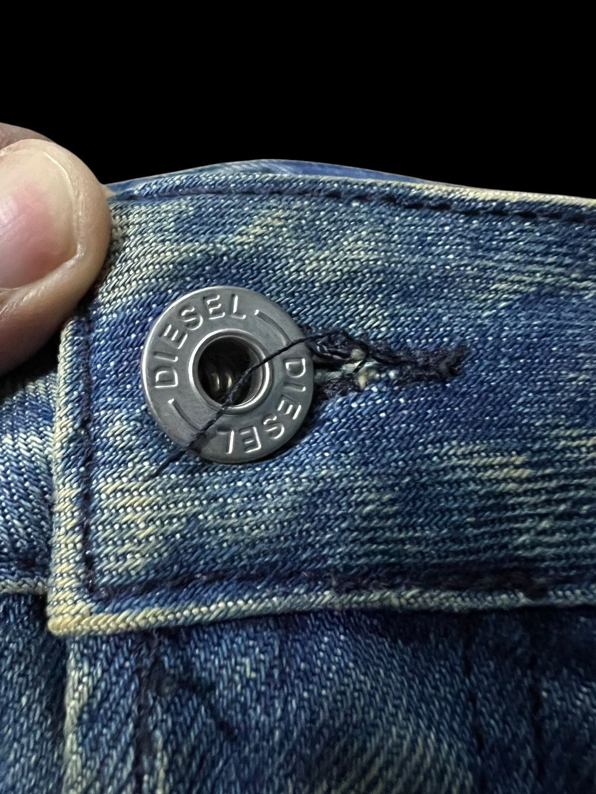 Diesel × If Six Was Nine × Le Grande Bleu (L.G.B.) 💥Baggy💥Diesel Industry Mud Wash Distress Jeans Size US 31 - 9 Thumbnail