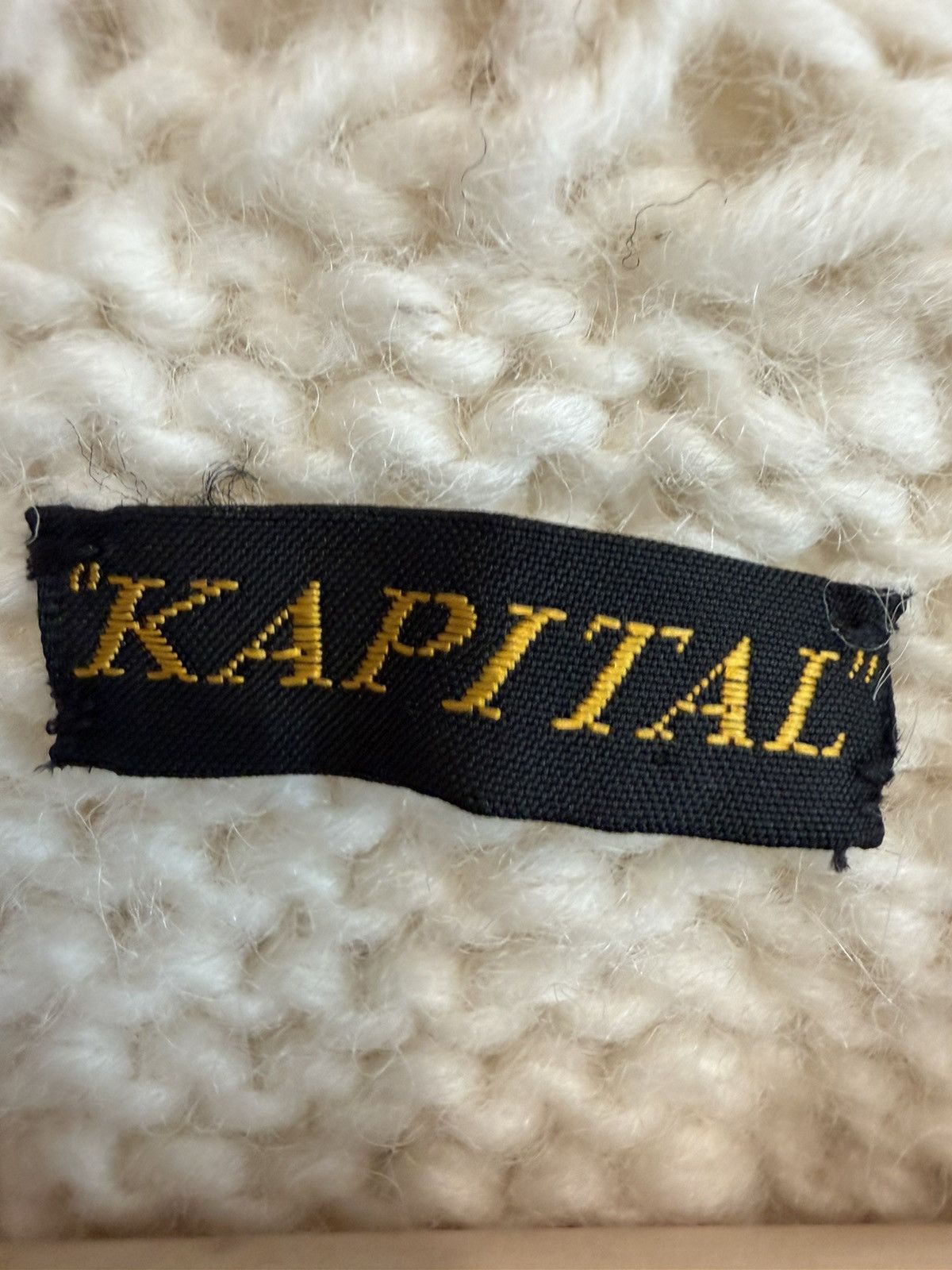 Kapital Kapital wool hand knit Napoleon sweater Size US XL / EU 56 / 4 - 7 Thumbnail