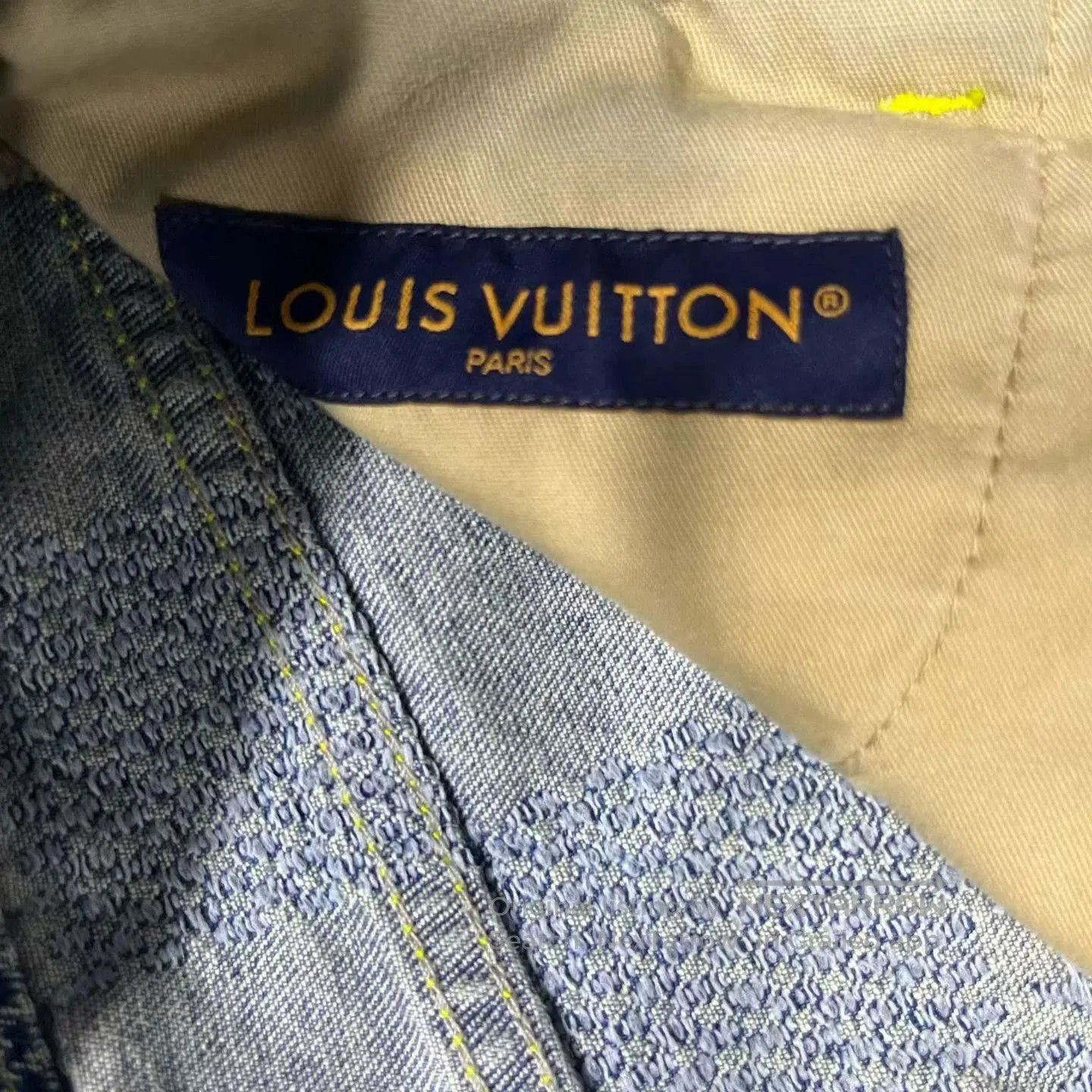 Louis Vuitton Louis Vuitton Blue Plaid Straight Jeans. Size US 29 - 2 Thumbnail