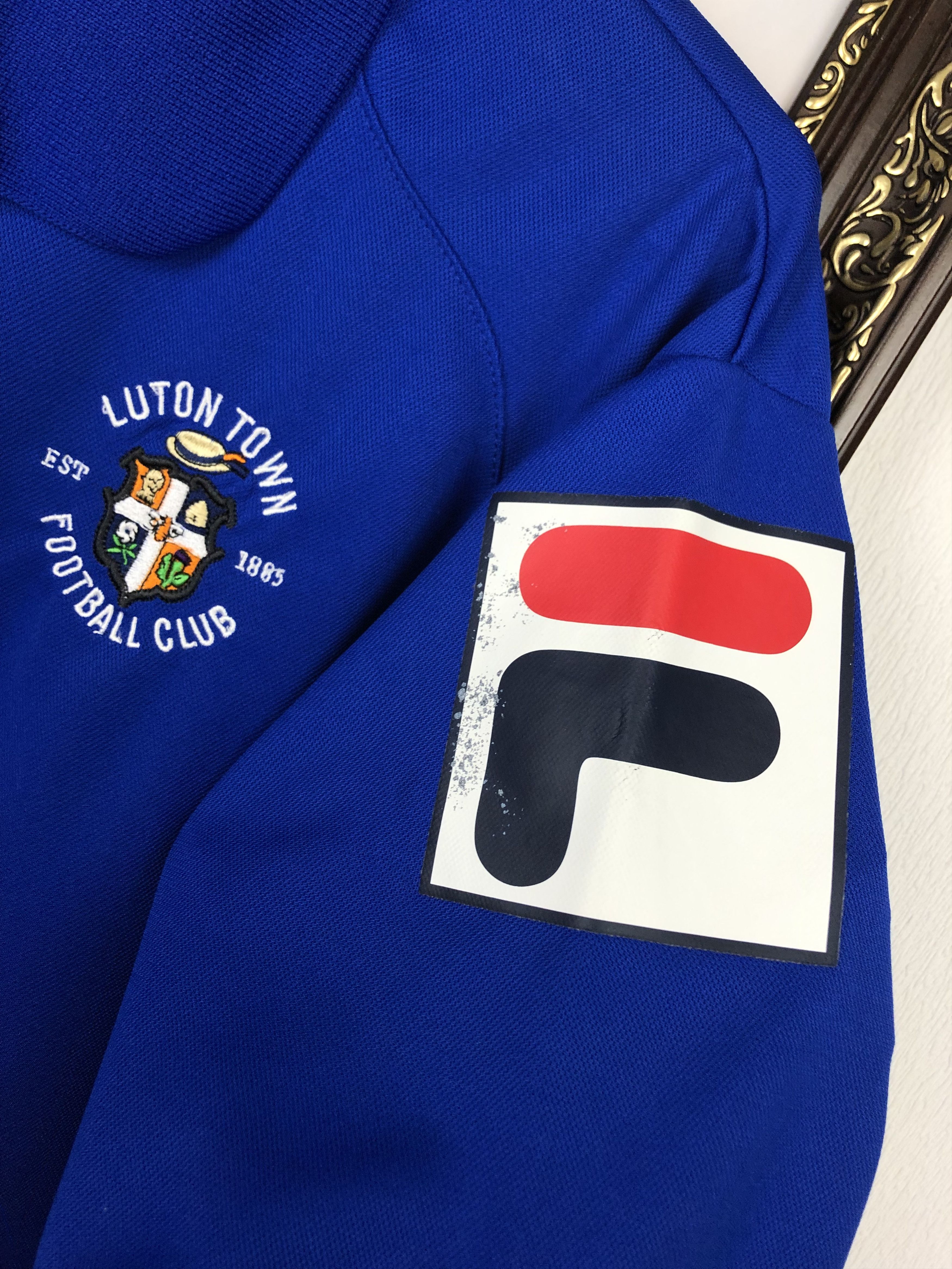 Fila Vintage Luton Town Football Shirt Soccer Jersey Mens Trikot Size US XL / EU 56 / 4 - 3 Thumbnail
