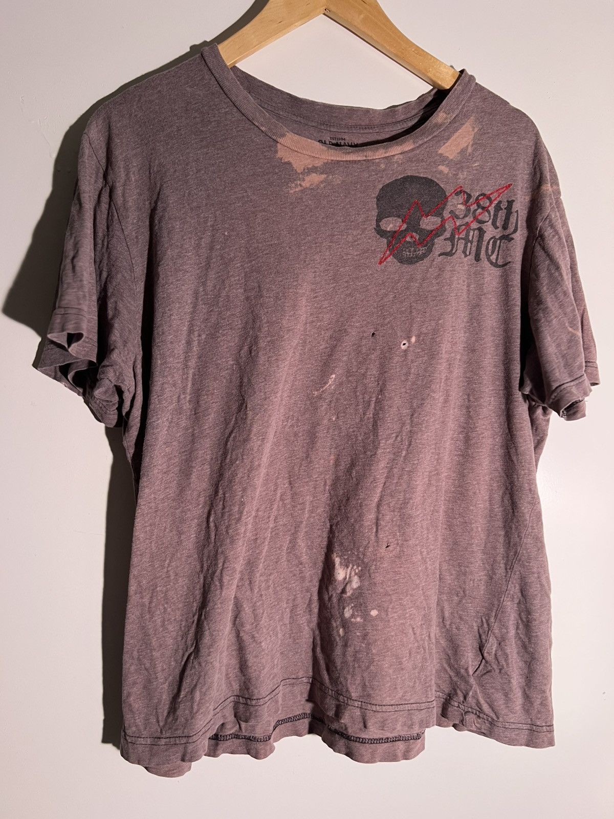Vintage Y2K 2000’s VTG Vintage Old Navy 38 MC Skull Goth Retro Shirt Size US XL / EU 56 / 4 - 1 Thumbnail