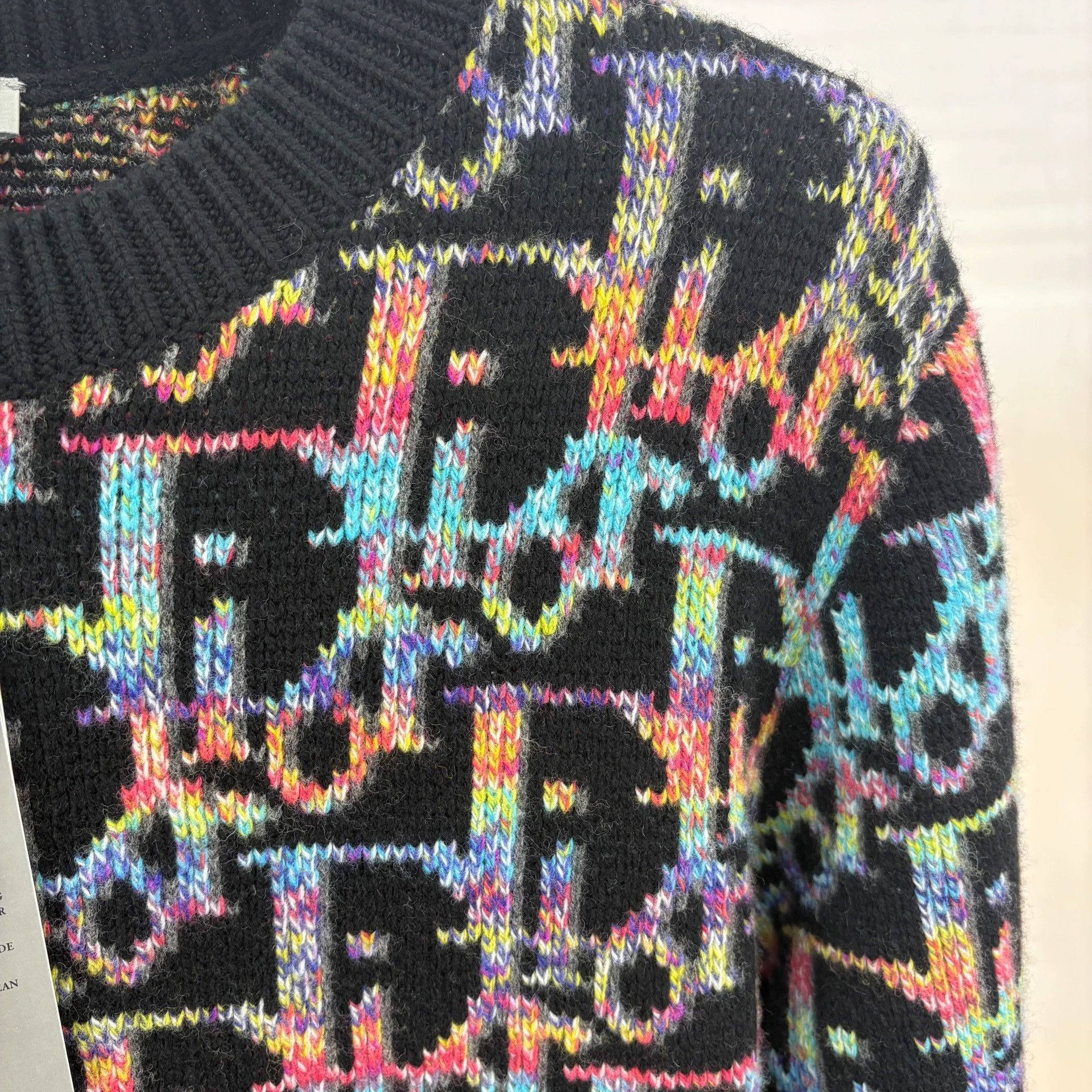 Dior Dior Rainbow All Over Print Logo Sweater M new with tags Size M / US 6-8 / IT 42-44 - 5 Thumbnail
