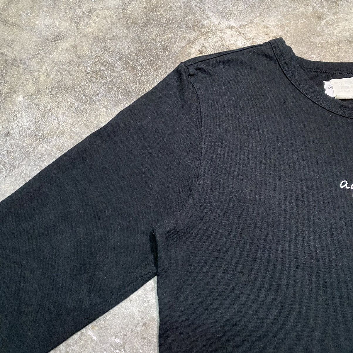 Designer × agnes b. Agnes B. Center Spellout Longsleeve T Shirt Size ONE SIZE - 4 Thumbnail
