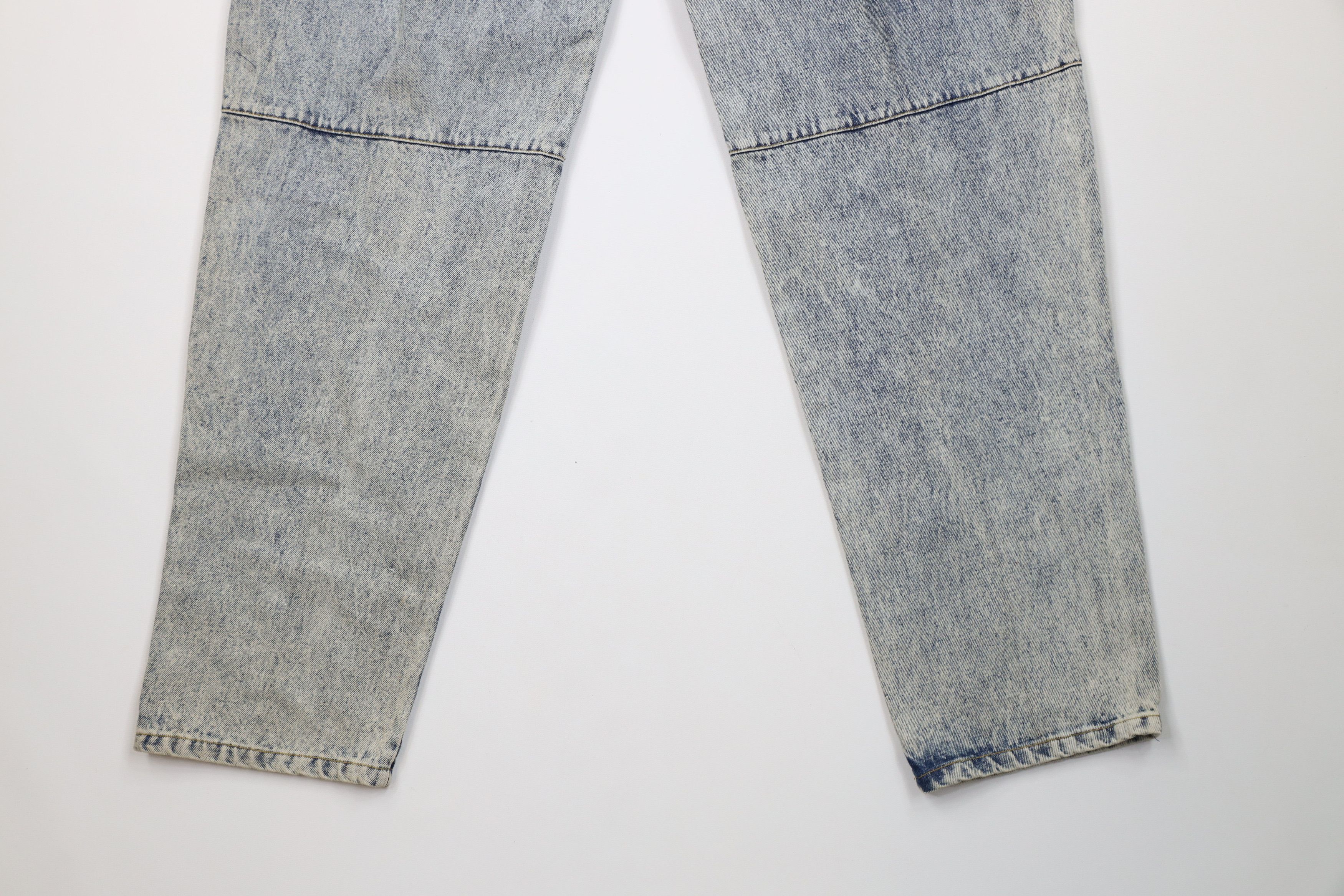 Vintage Deadstock Vintage 90s Streetwear Waist Tapered Leg Jeans Size 30" / US 8 / IT 44 - 16 Thumbnail