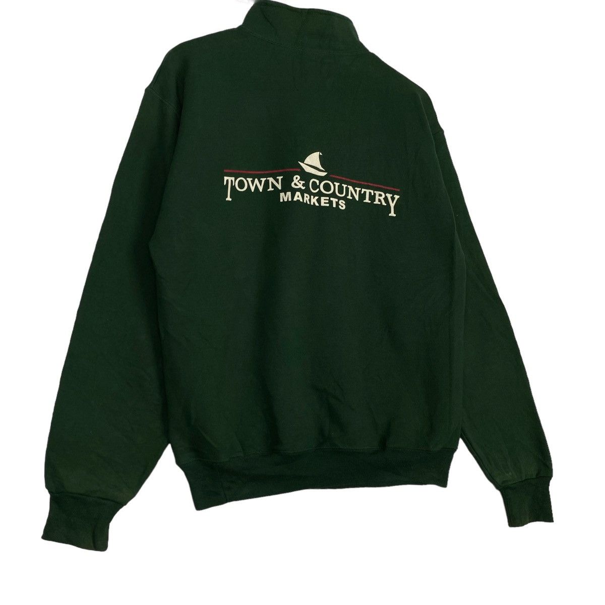 Vintage Vintage Super Sweats Town&country Big Embroidered Quater Zip Size US M / EU 48-50 / 2 - 3 Thumbnail