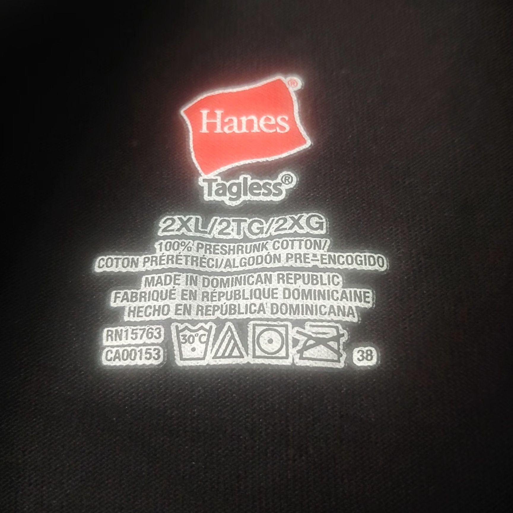 Hanes Star Trek Shirt 2XL Delta Shield Sci Fi Star Trek Quotes Trekkie TV Blue Black Crew Neck Hanes Graphic Print Men Regular Shirt Size US XXL / EU 58 / 5 - 3 Thumbnail