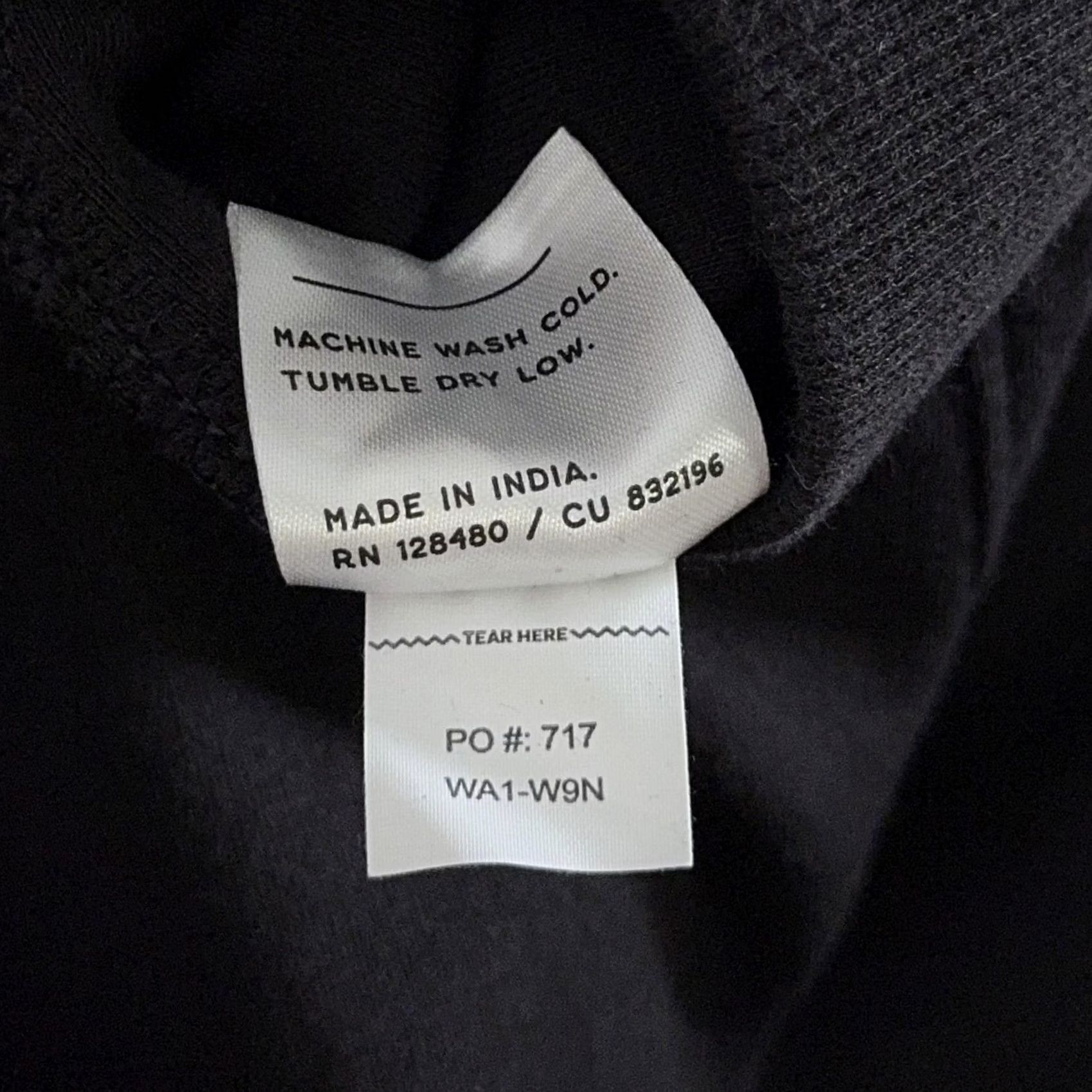 Vintage Pact Airplane Tapered Leg Pants Womens XL Black Ankle Organic Cotton Pull On Size 40" / US 18 - 3 Thumbnail