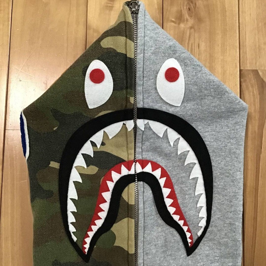 Bape 2004 1st Model Shark full zip hoodie a bathing ape NIGO Size US S / EU 44-46 / 1 - 3 Thumbnail