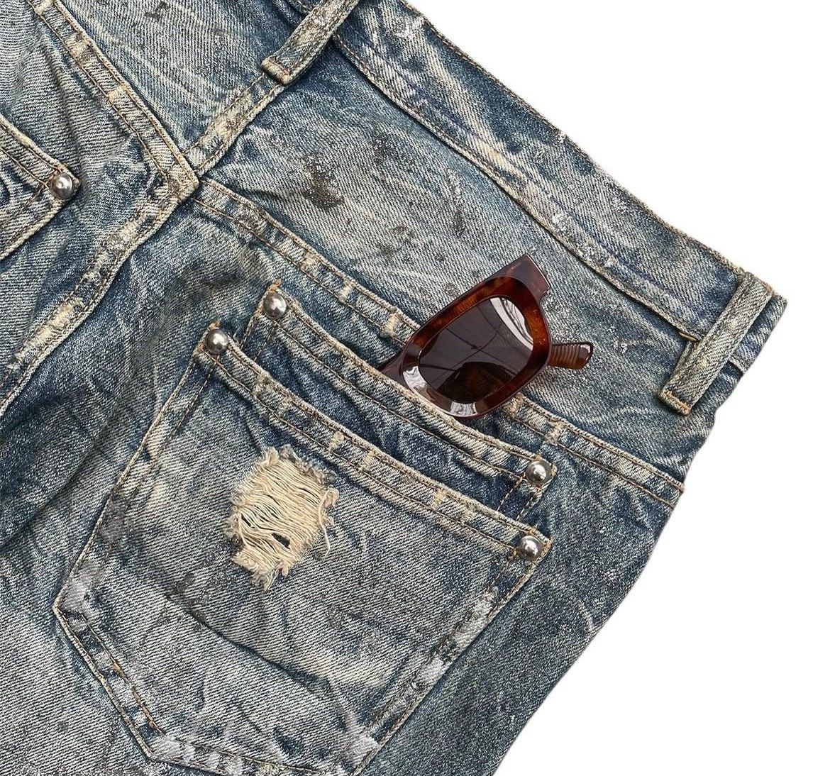 Hysteric Glamour 2000s Archival Ifsixwasnine Kmrii Flare Jeans y2k lgb Size US 33 - 6 Thumbnail