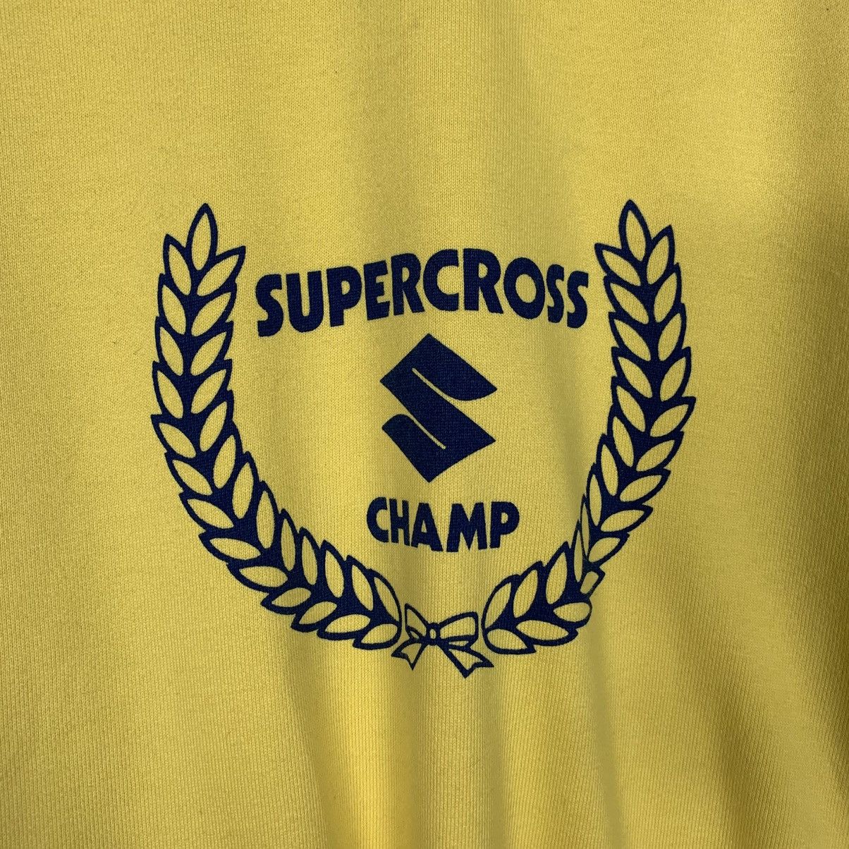 Japanese Brand Vintage Suzuki Supercross Champ Sweater Size US S / EU 44-46 / 1 - 10 Thumbnail