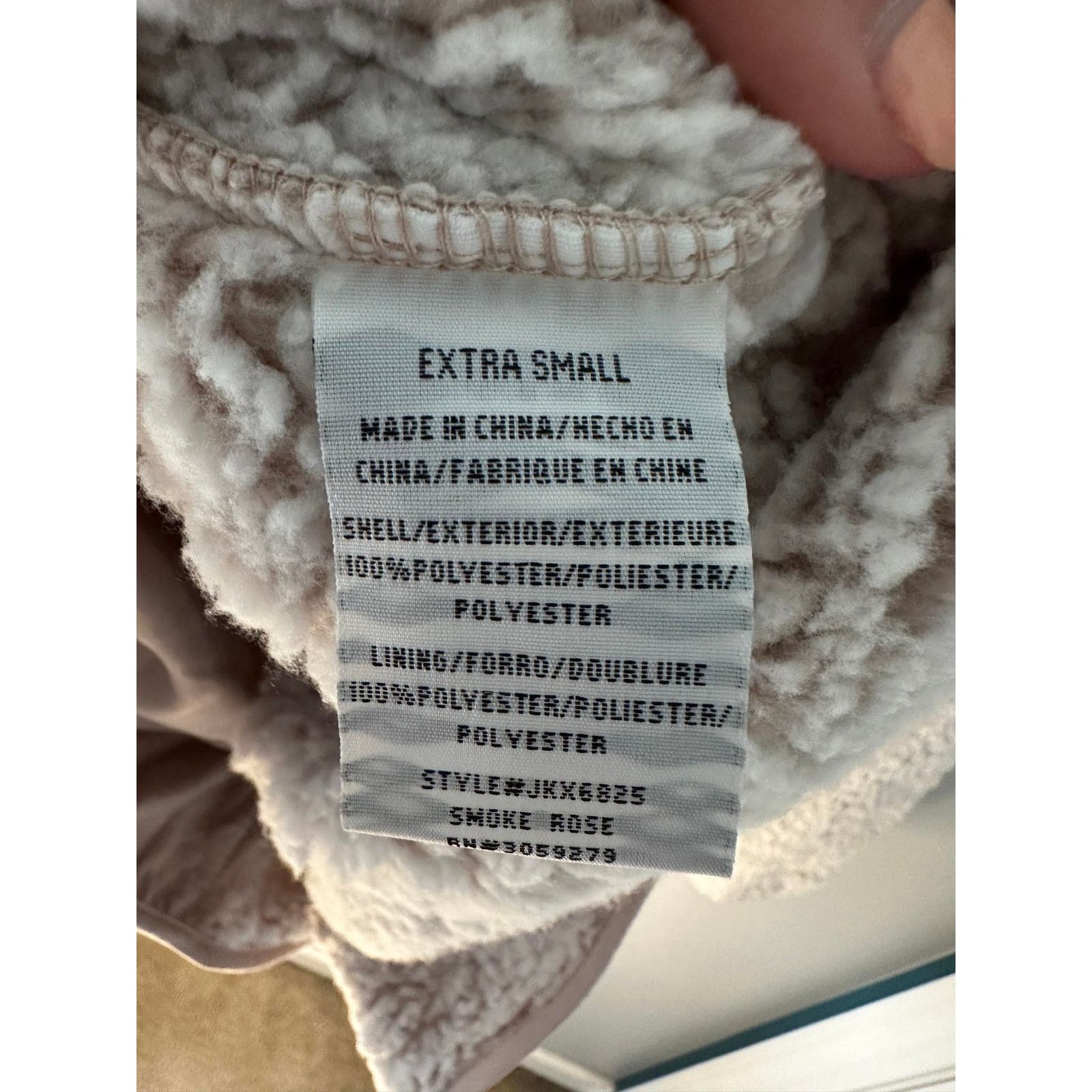 Other Thread & Supply Wubby Sherpa Fleece Summit Sweater Tan XS Size XS / US 0-2 / IT 36-38 - 5 Thumbnail