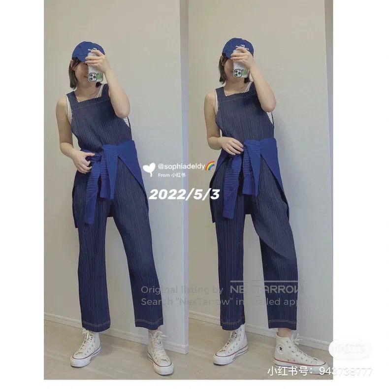 Issey Miyake Issey Miyake size:3 Denim Overalls Size 24" / US 00 / IT 34 - 4 Thumbnail