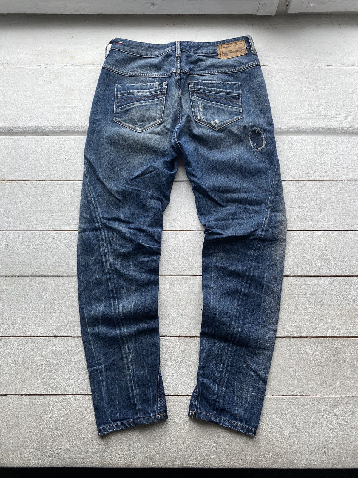 Diesel × Vintage 🔥Distressed Diesel Punk Opium Gothic Japanese Jeans Y2k Size US 29 - 13 Thumbnail