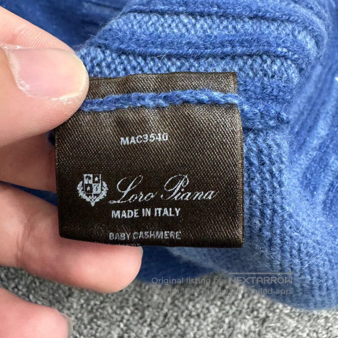 Loro Piana LORO PIANA BABYCSHMERE striped cashmere knit sweater| Size US XXL / EU 58 / 5 - 4 Thumbnail