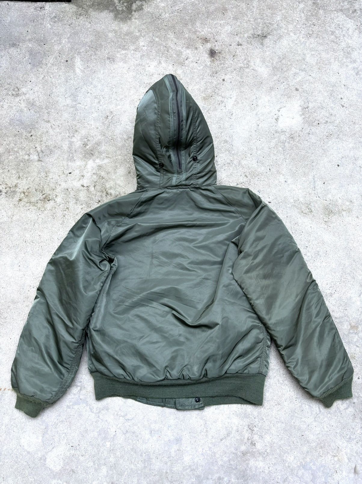 Alpha Industries Vintage Fur Bomber Jacket N-2B Green Size US M / EU 48-50 / 2 - 16 Thumbnail