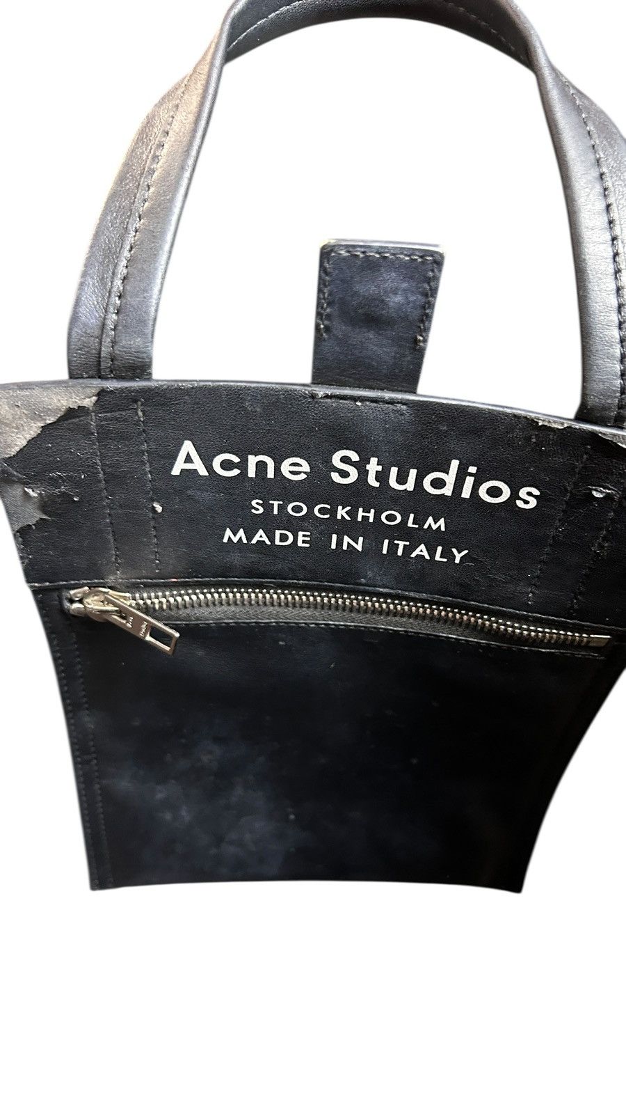 Acne Studios Acne Studios Bag Vinyl Fabric Grey Size ONE SIZE - 2 Thumbnail