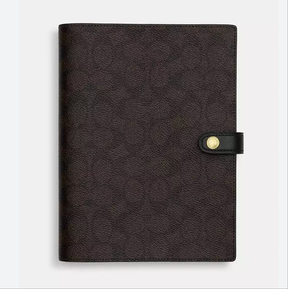 Coach NWT Coach Notebook In Signature Canvas CZ198 walnut black Size ONE SIZE - 3 Thumbnail