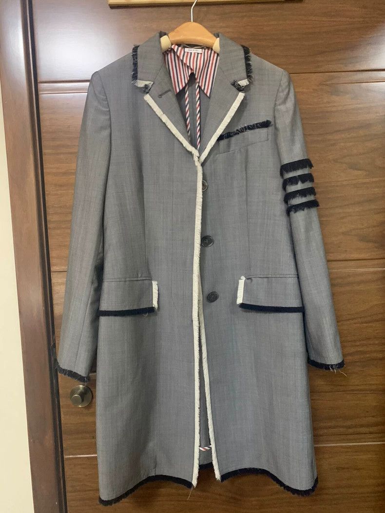 Thom Browne Thom Browne Patchwork hems suit coat Size S / US 4 / IT 40 - 1 Thumbnail