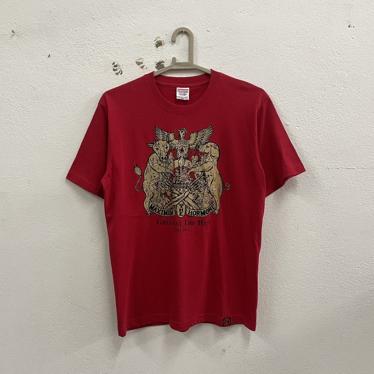 Band Tees × Vintage 🔥🇯🇵Y2K Maximum The Hormone Hardcore Punk Greatest Hits Tee Size US M / EU 48-50 / 2 - 1 Thumbnail