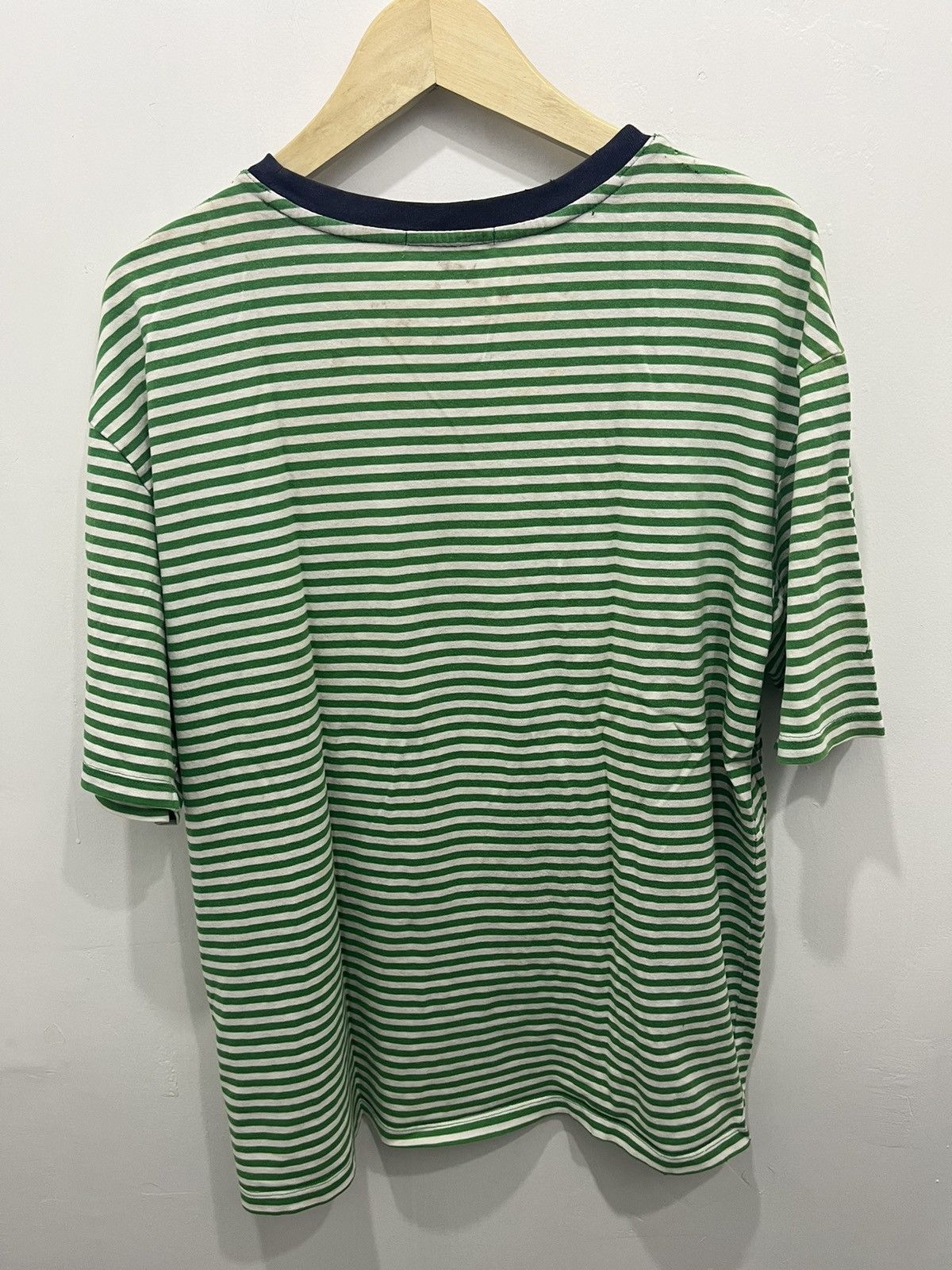 Guess Y2K Style Guess Jeans Logo Stripped Short Sleeve Tees Size US XL / EU 56 / 4 - 9 Thumbnail