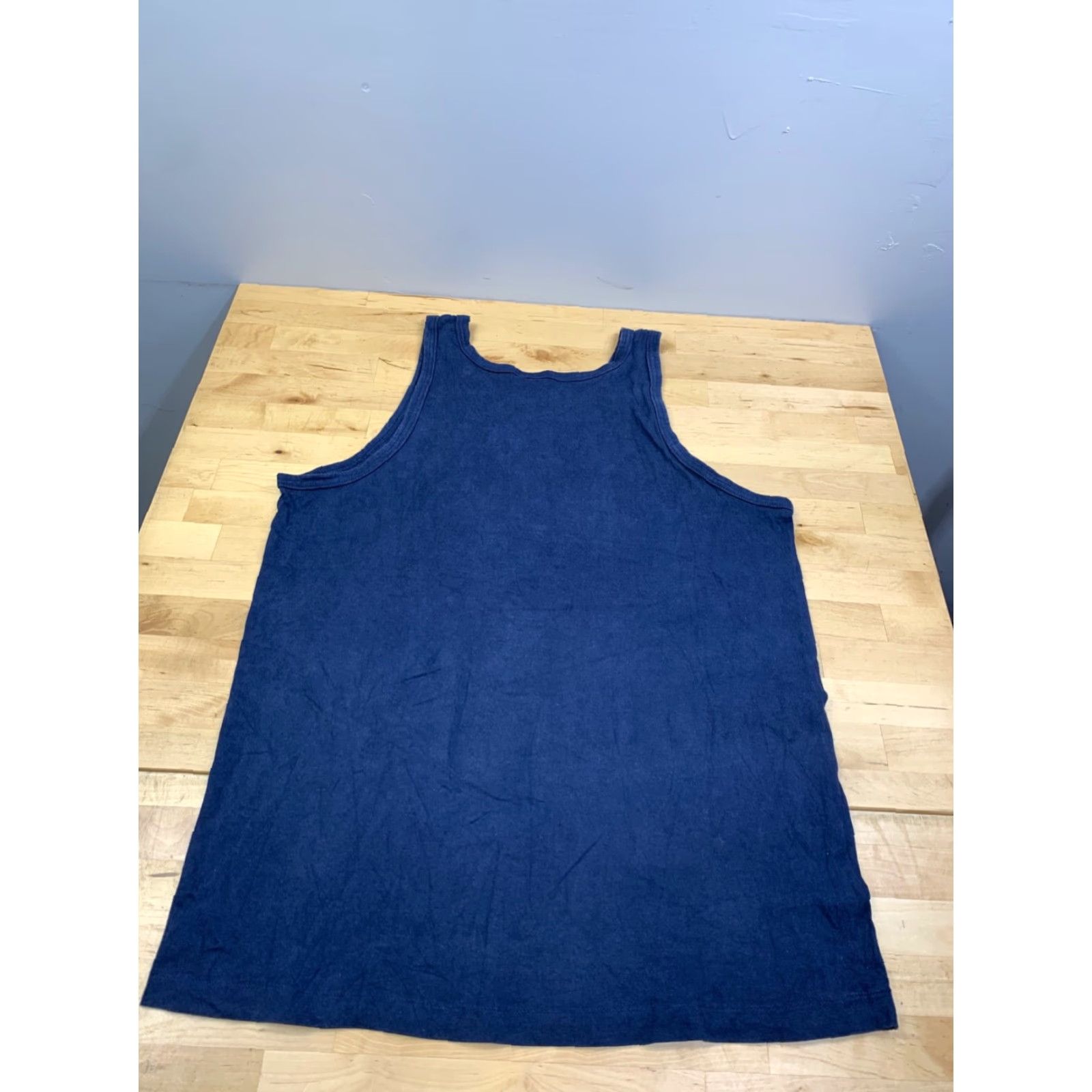 Vintage VINTAGE Georgetown Hoyas Tank Top Mens L Blue Bulldog University 1990s Graphic Tee Sportswear Shirt Men Blue Hoyas Tank Top Size US L / EU 52-54 / 3 - 7 Thumbnail