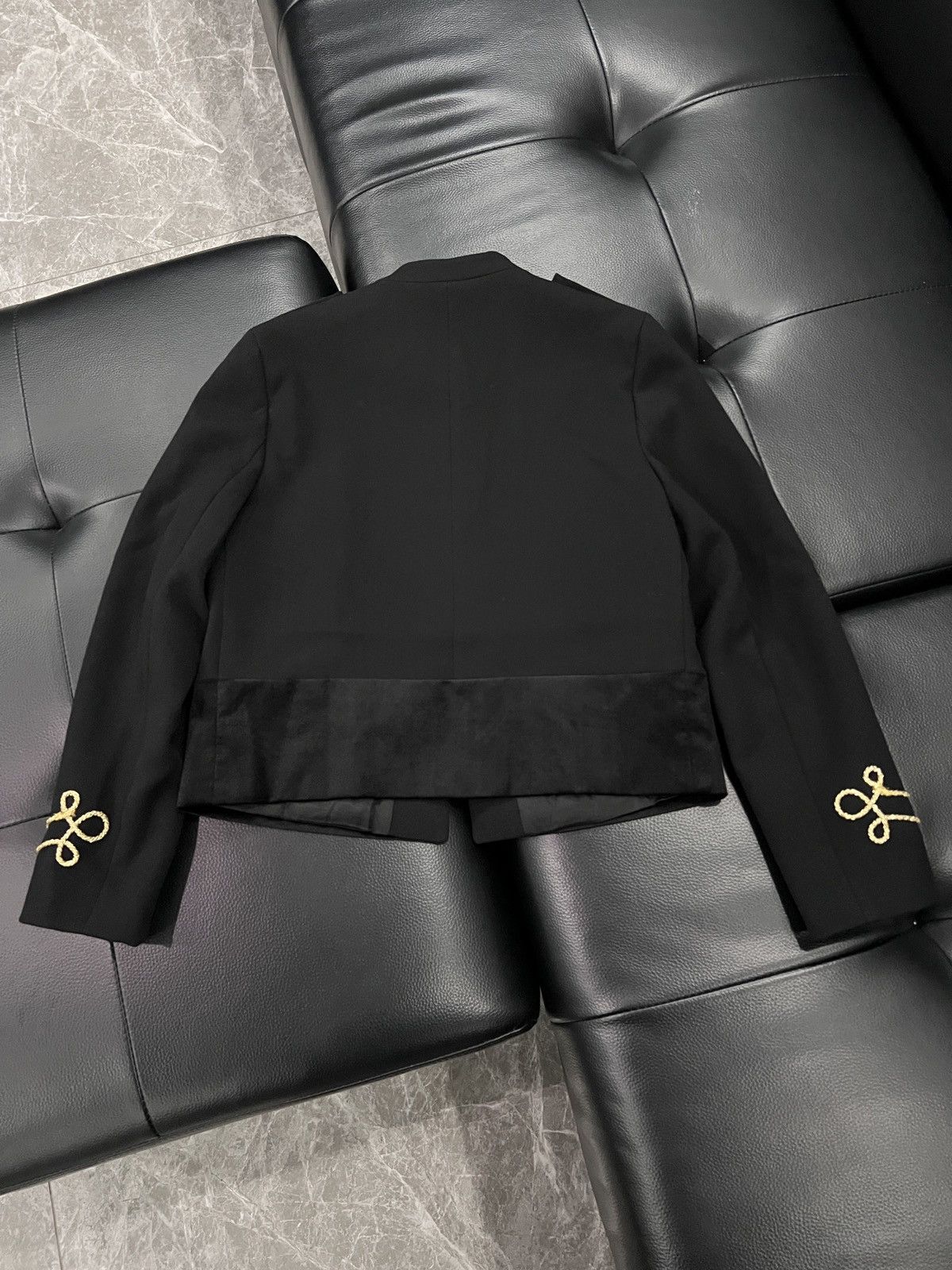 Pinko Pinko Black & Gold Baroque Detail Jacket Size S / US 4 / IT 40 - 2 Thumbnail