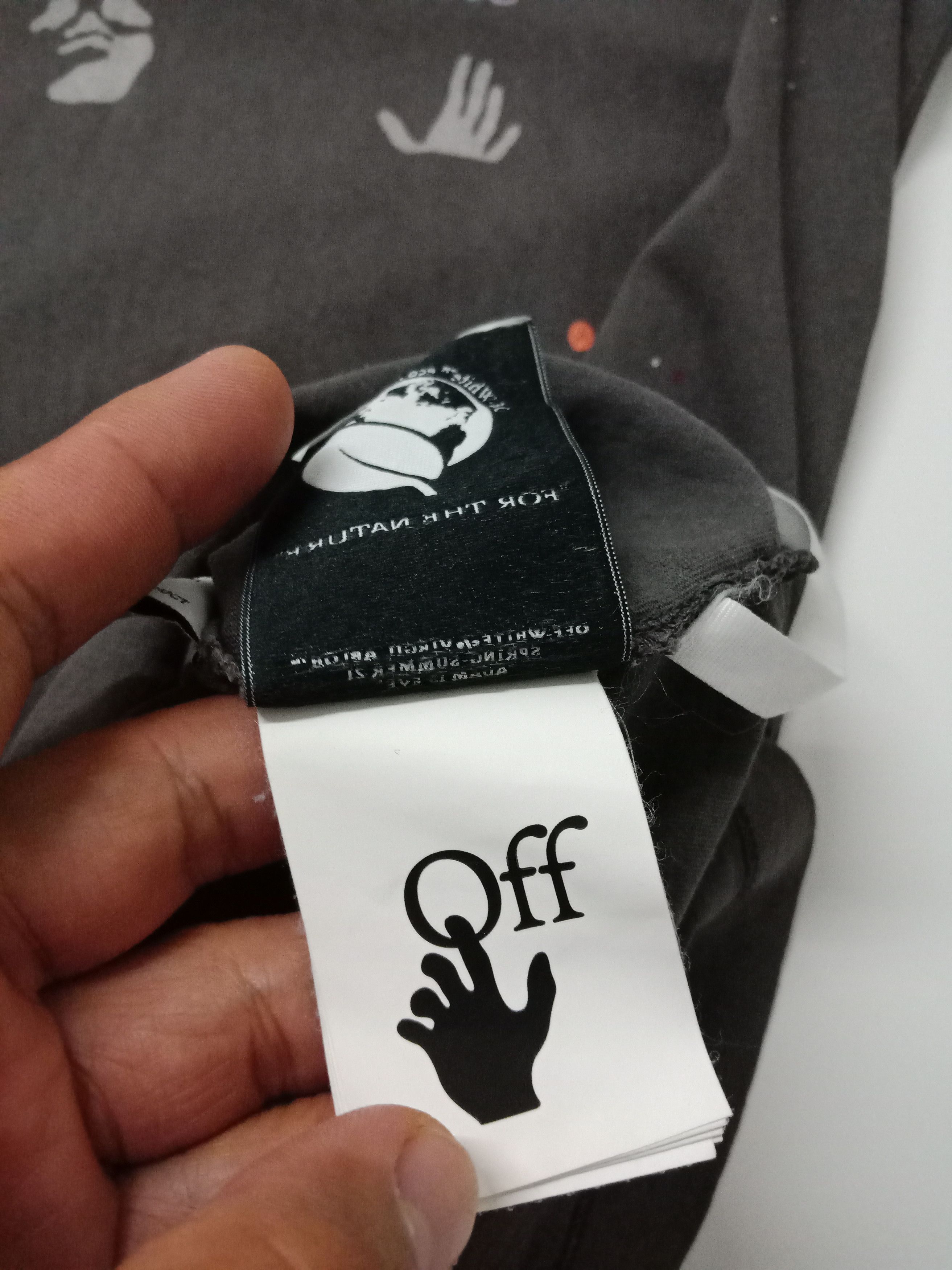 Off-White SS21 Off White Virgil Abloh Paints Splatter #B Size US L / EU 52-54 / 3 - 14 Thumbnail