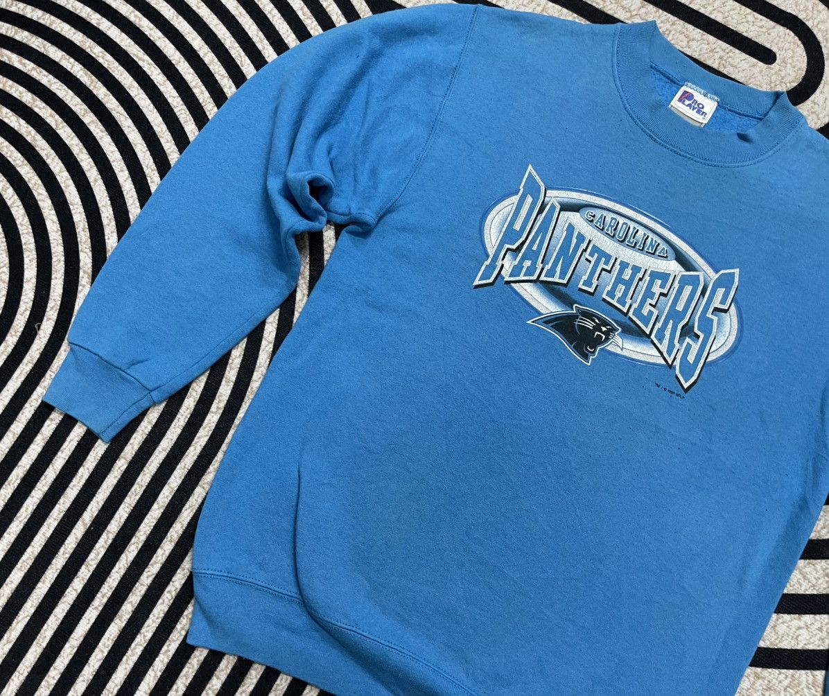 NFL 1997 CAROLINA PANTHERS BIG LOGO CREWNECK Size US M / EU 48-50 / 2 - 4 Thumbnail