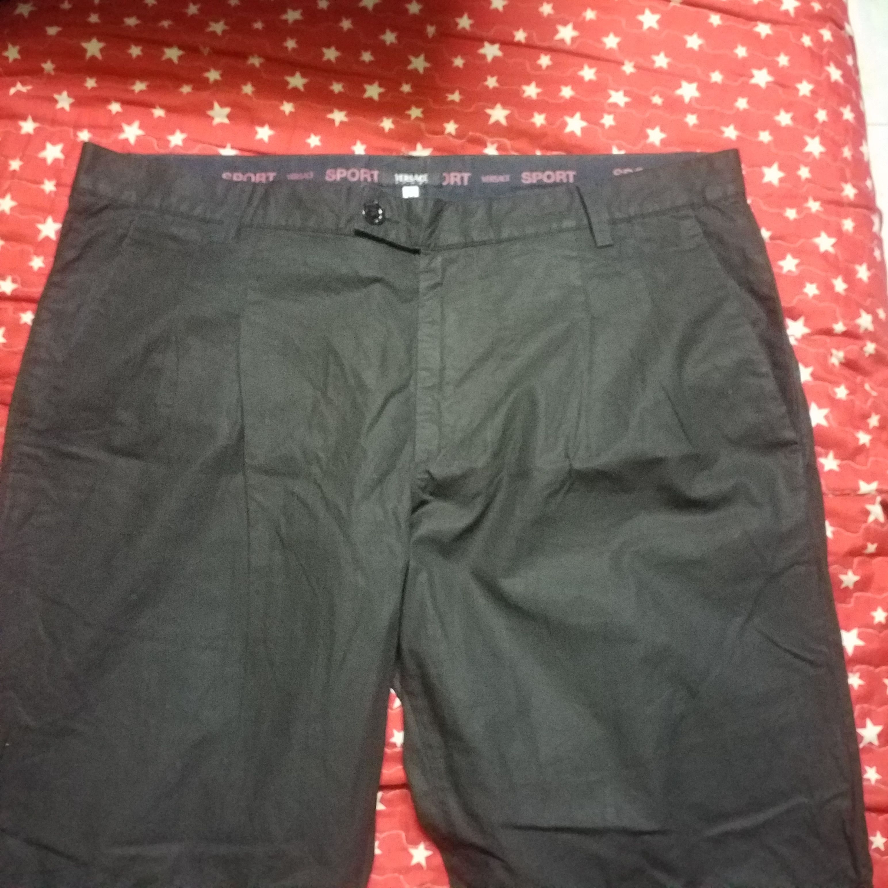 Versace VERSACE SPORT BLACK BAGGY PANT Size 39" - 2 Thumbnail