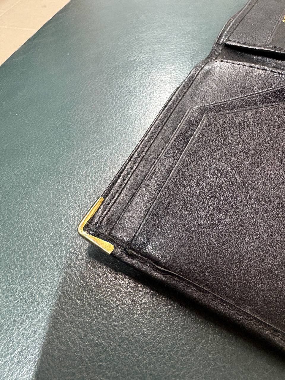 Cartier Vintage Cartier Black Leather Long Bifold Wallet Card Holder Size ONE SIZE - 10 Thumbnail